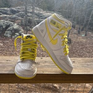 Nike Kids Sneakers White and Yellow